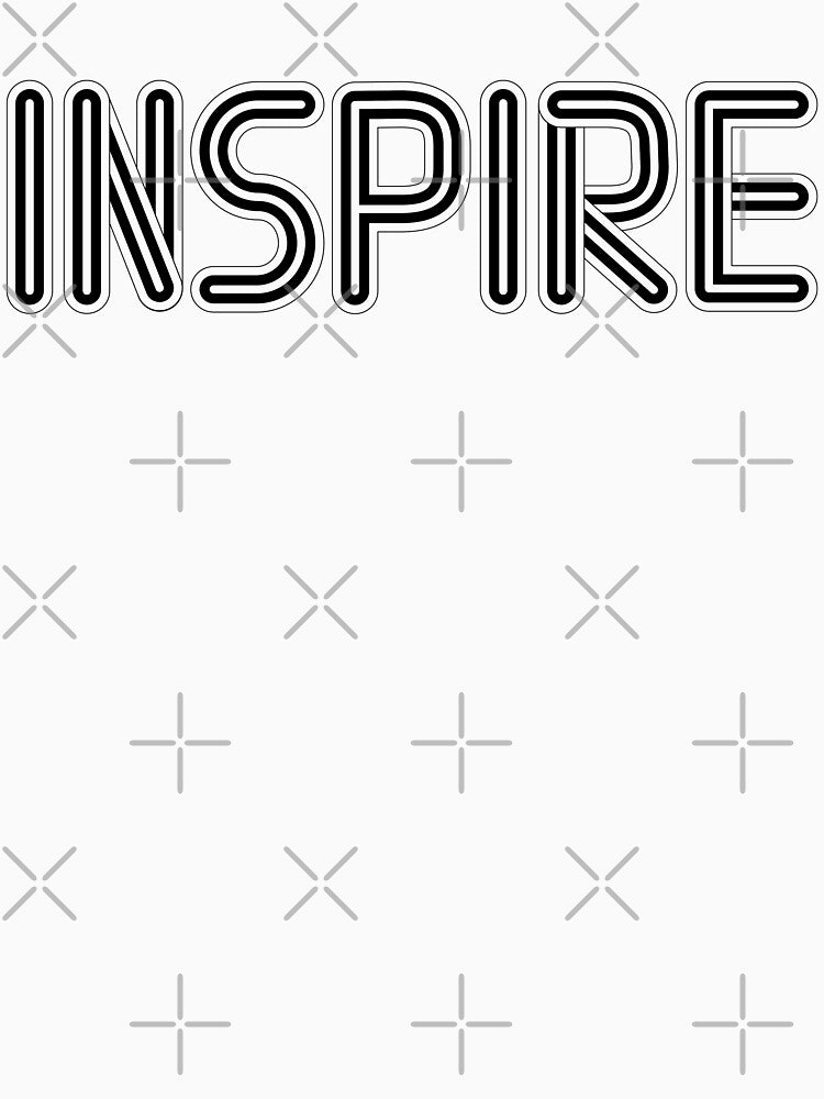 Inspire Line Art Typography by Designhub1000