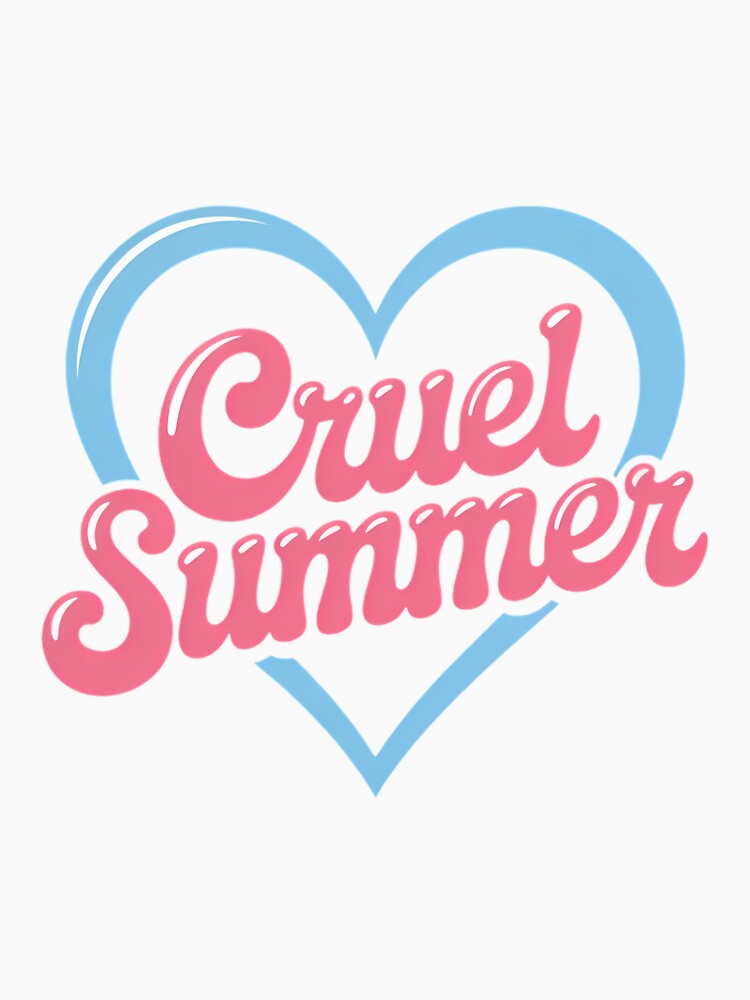 Cruel Vibes Summer, Cute Summer Hear by TyraYoung