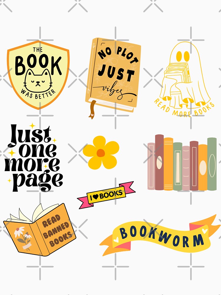 Yellow Bookish Pack by Neadoodles