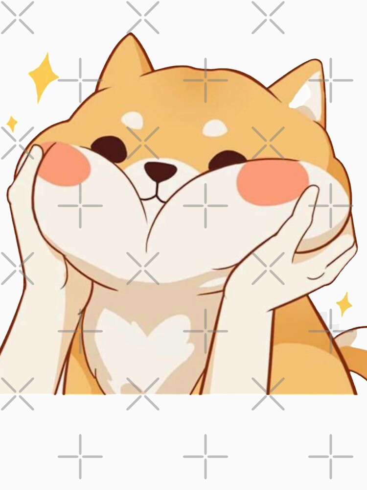Cute Chubby Shiba Inu Japanese Dog by MagicArtworks