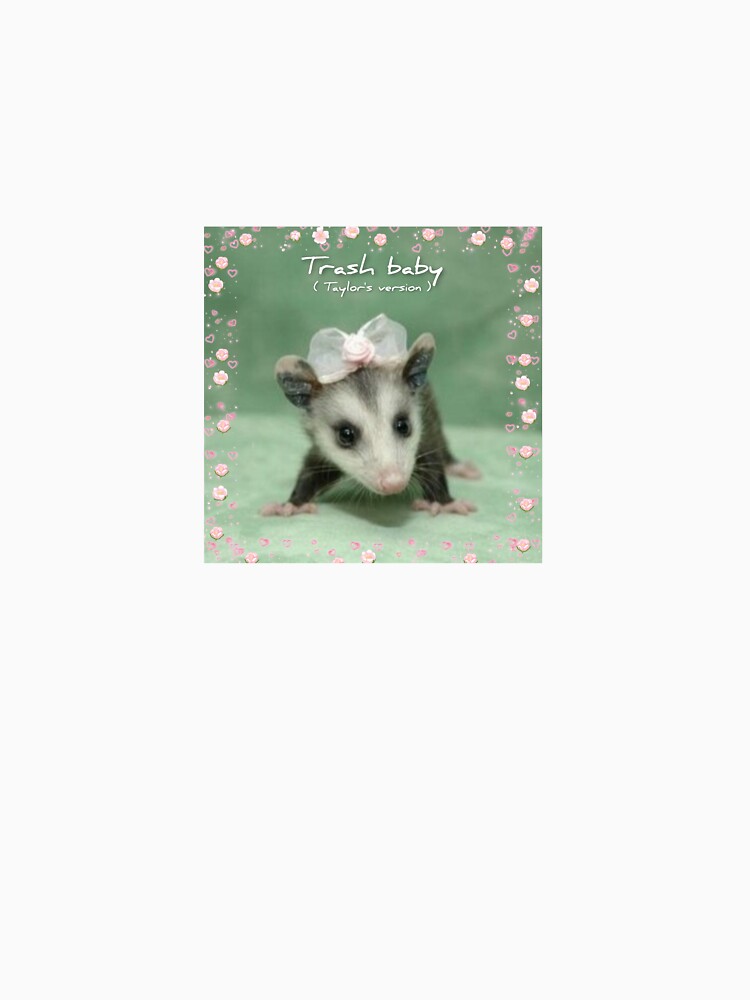 Trash baby (Taylors Version) - Funny Opossum Meme Print by BlossomPossumPrints