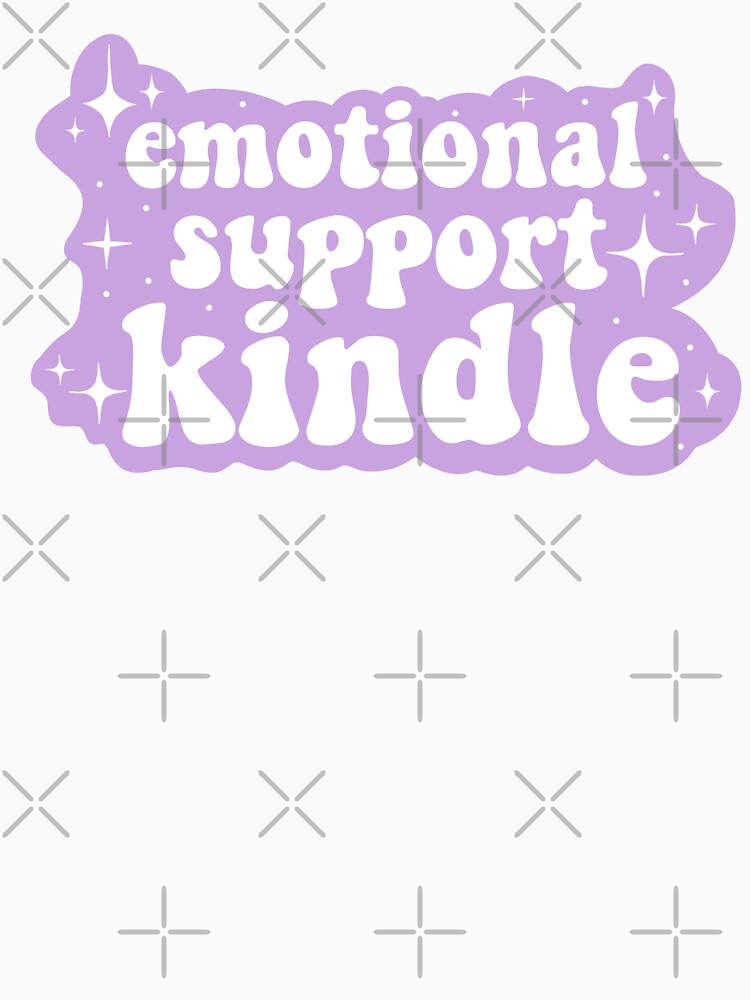 Emotional support kindle purple by RavenAMarie