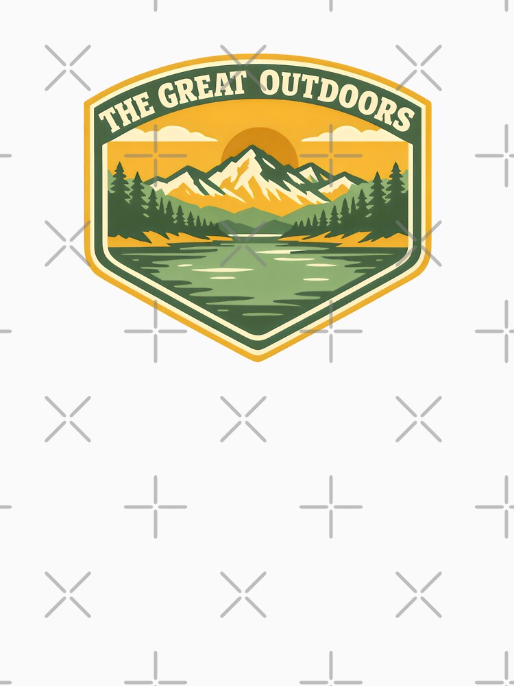 Vintage Mountain Lake The Great Outdoors by SplashTastic