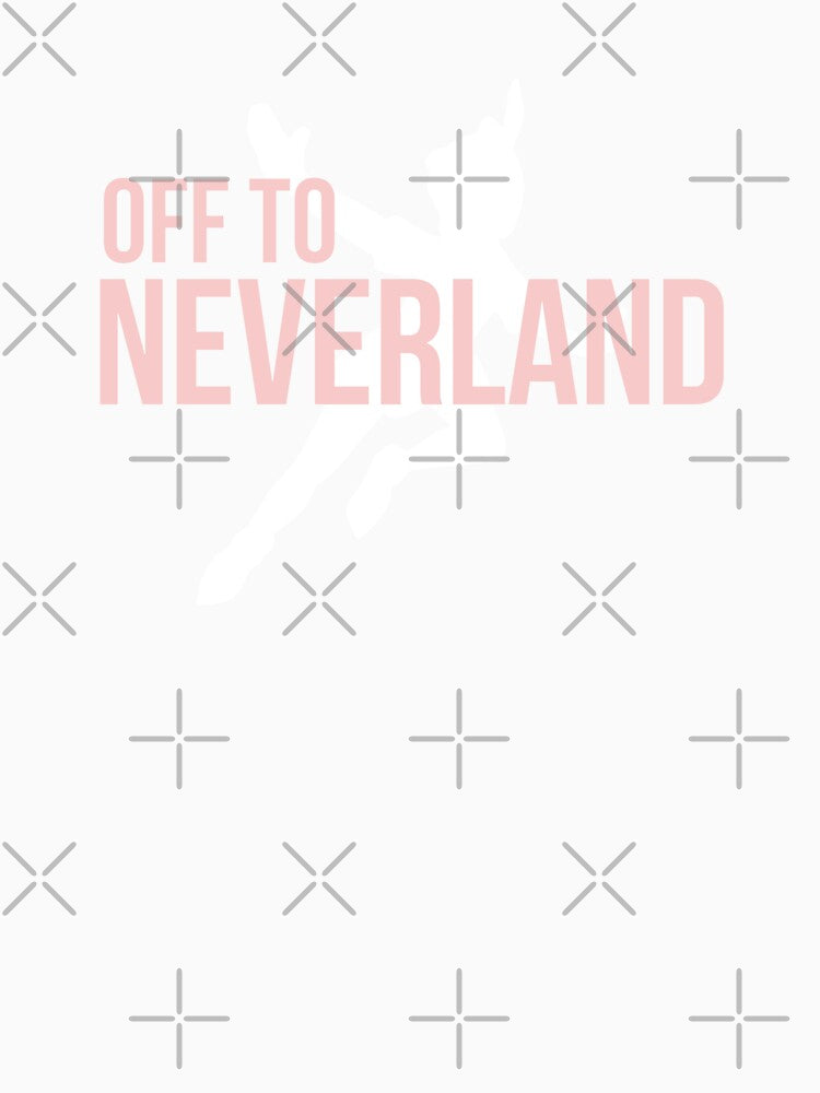 Off to Neverland Millennial Pink by FandomTrading