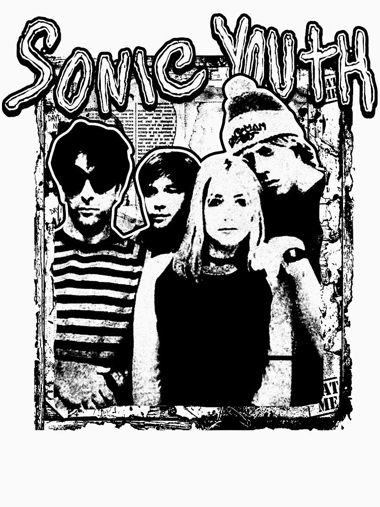 Grunge Border Alt Rock Band by GlamRetro