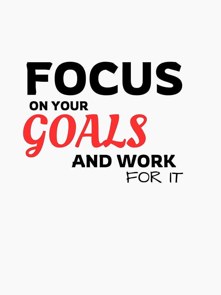 Focus on your goal || motivation quotes by DesignOp866