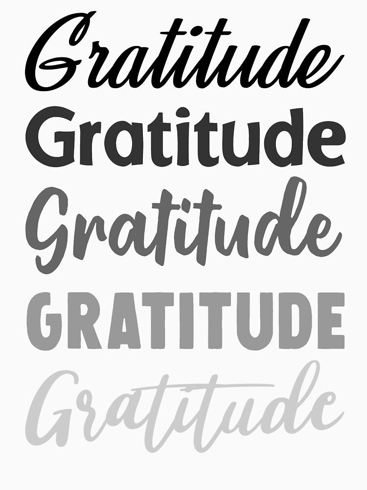 T-shirt Gratitude by roqson