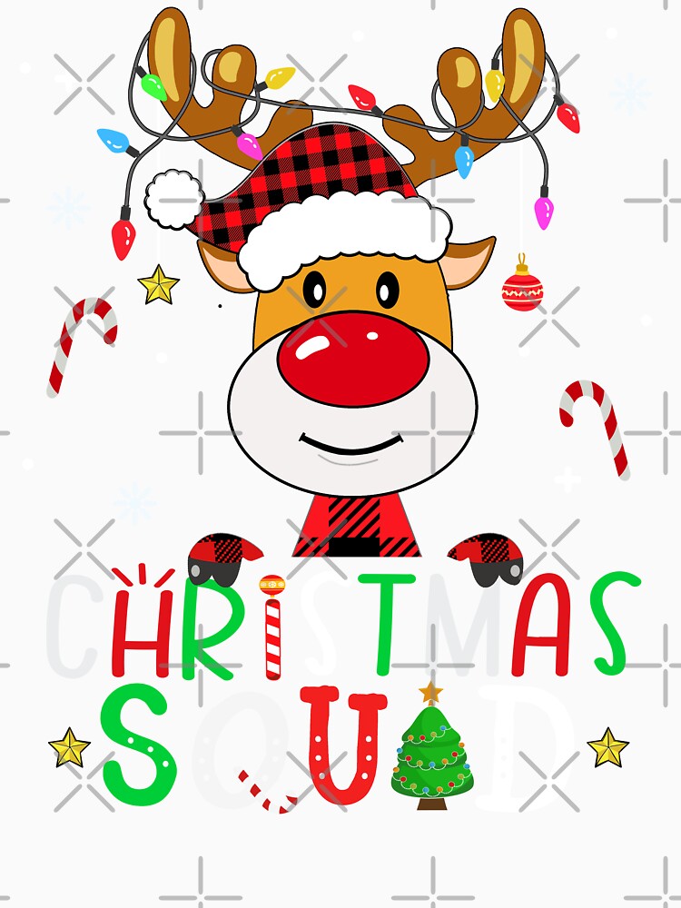 family christmas squad 2023 shirt , matching christmas pajama reindeer team shirt by ZAIN JAMAL