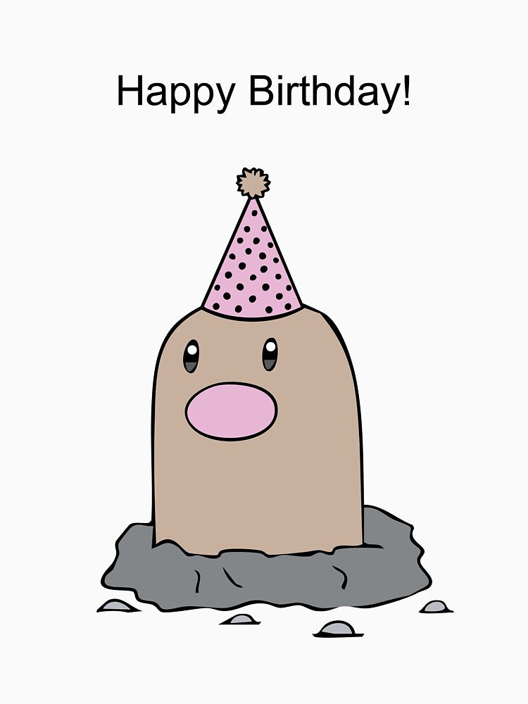 Happy Birthday Diglett by kyravreeland