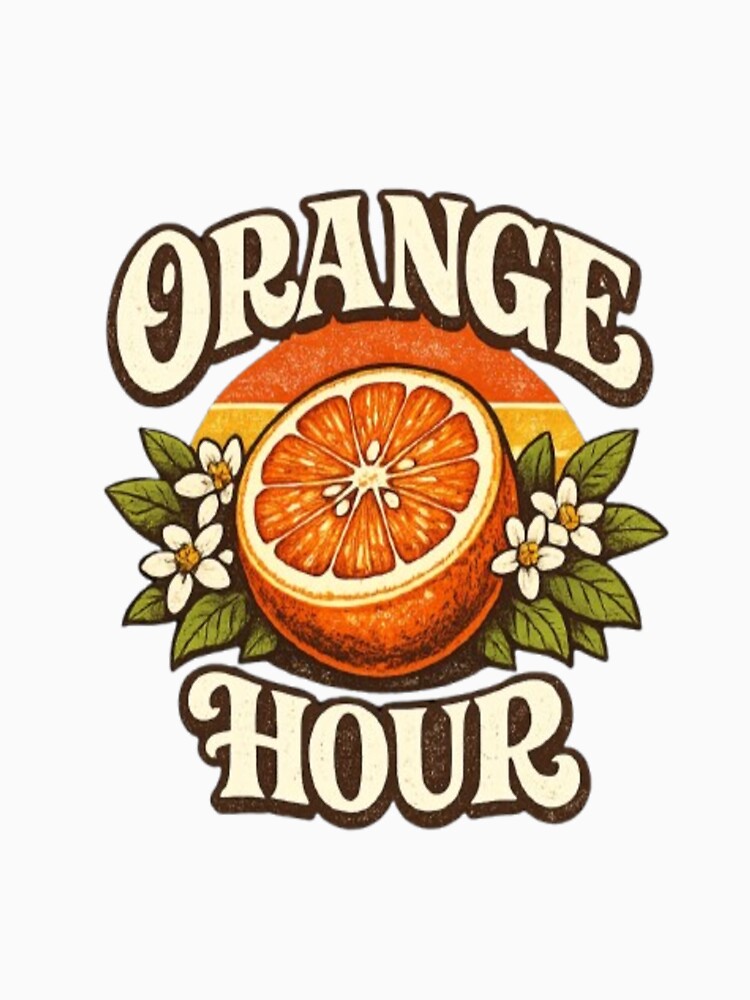 Orange Hour Classic T-Shirt by Lulu Shop