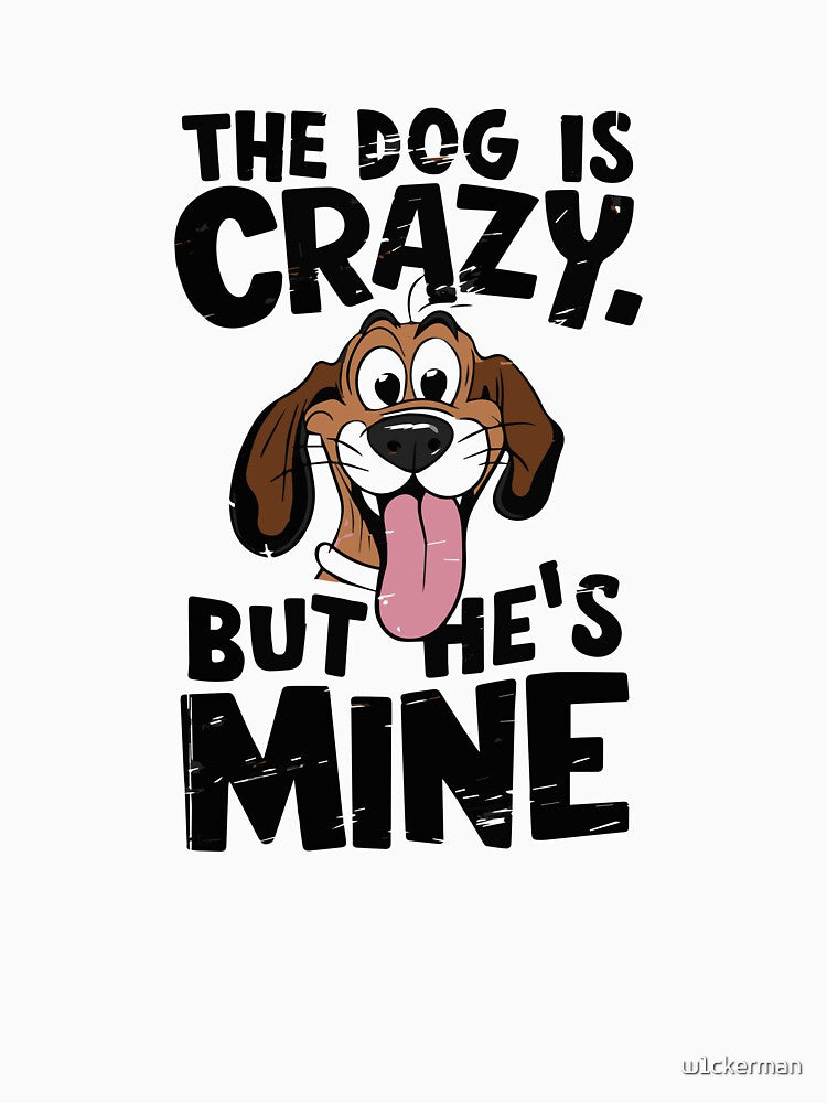 This Dog Is Crazy Chaotic Funny Playful Amusing Cute Wild by w1ckerman