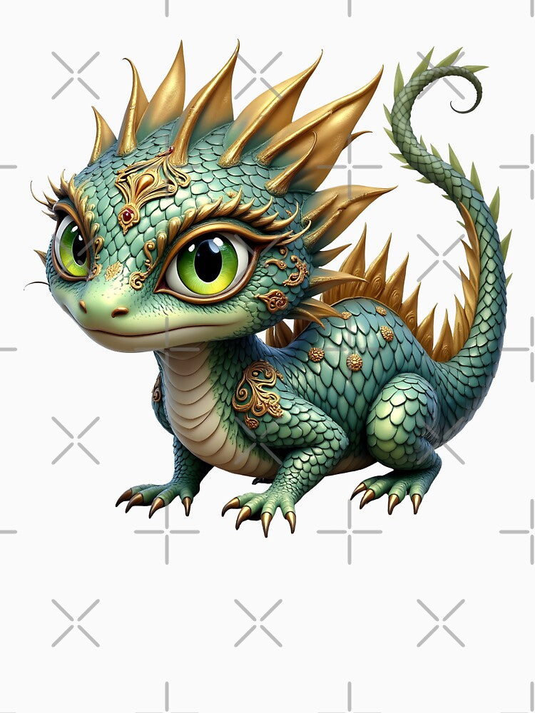 Auren – Little Emerald Forest Dragon by nicky2342