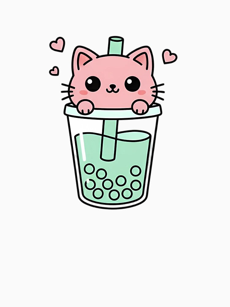 Cat Bubble Tea by 4yo-bb