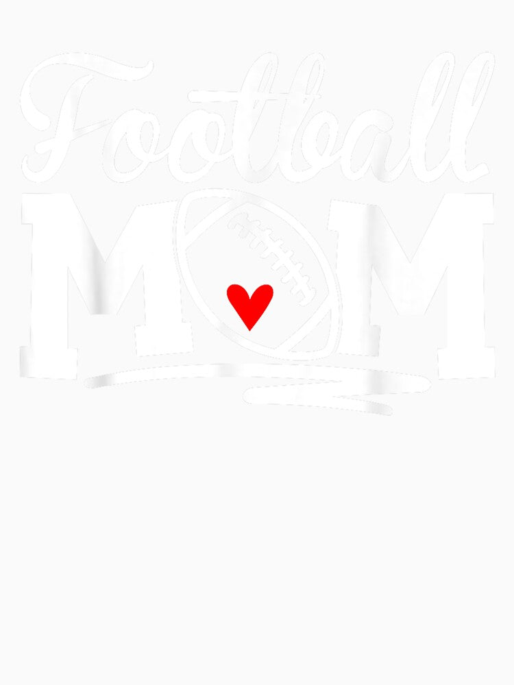 Proud football mom supportive mom football fun mom by matfloif