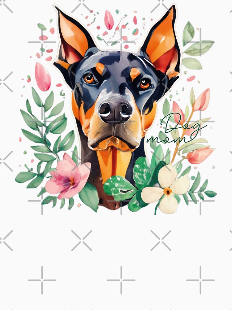 Doberman mom, dog mom by LuckyFamily