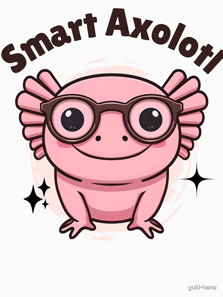 Smart Axolotl Cute Kawaii by yuki-hana