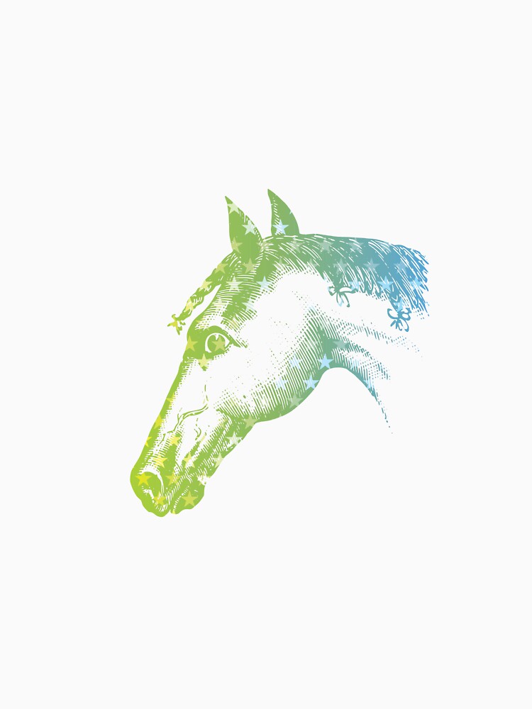 COLORFUL HORSE HEAD by BenO63