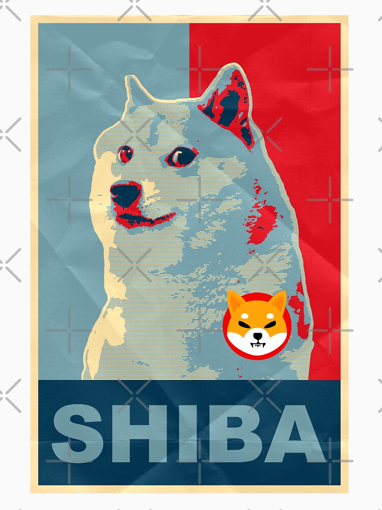 Shiba Inu Coin Token Crypto Hope Poster by johnta17