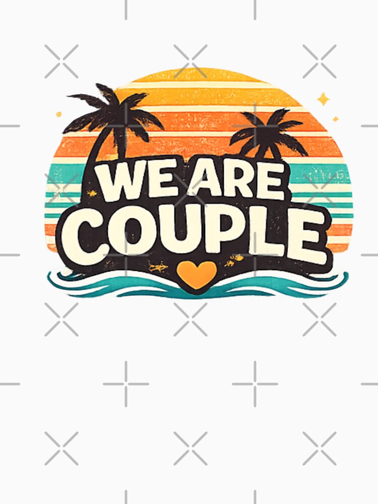 We are Couple Typography Design 2 by Swati's Digital Den