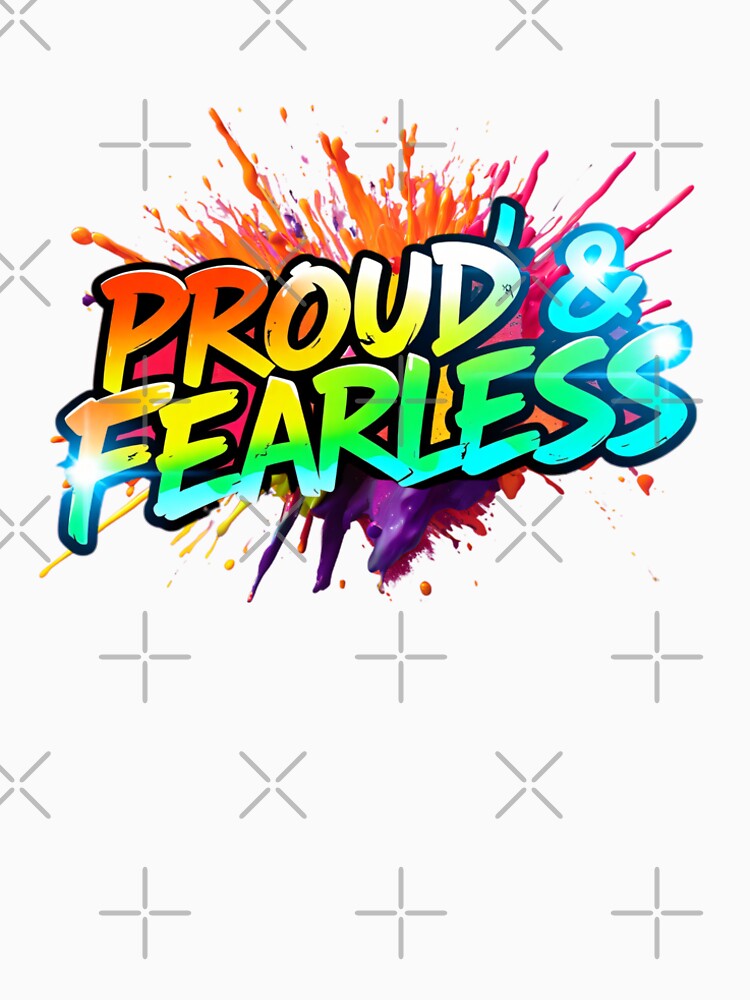 Proud & Fearless" – Neon Street Art Aesthetic by PING 999 STUDIO