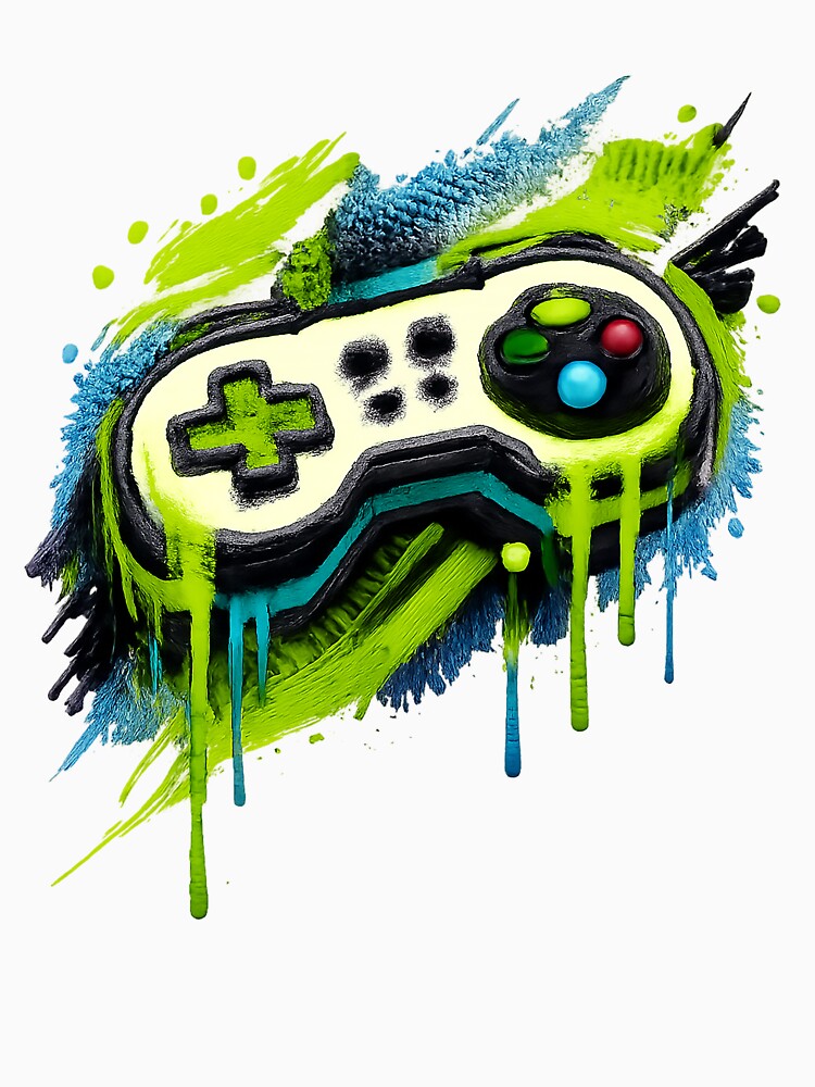 Pixel Play | Retro Arcade Video Game Gamer by SilkBrushDreams
