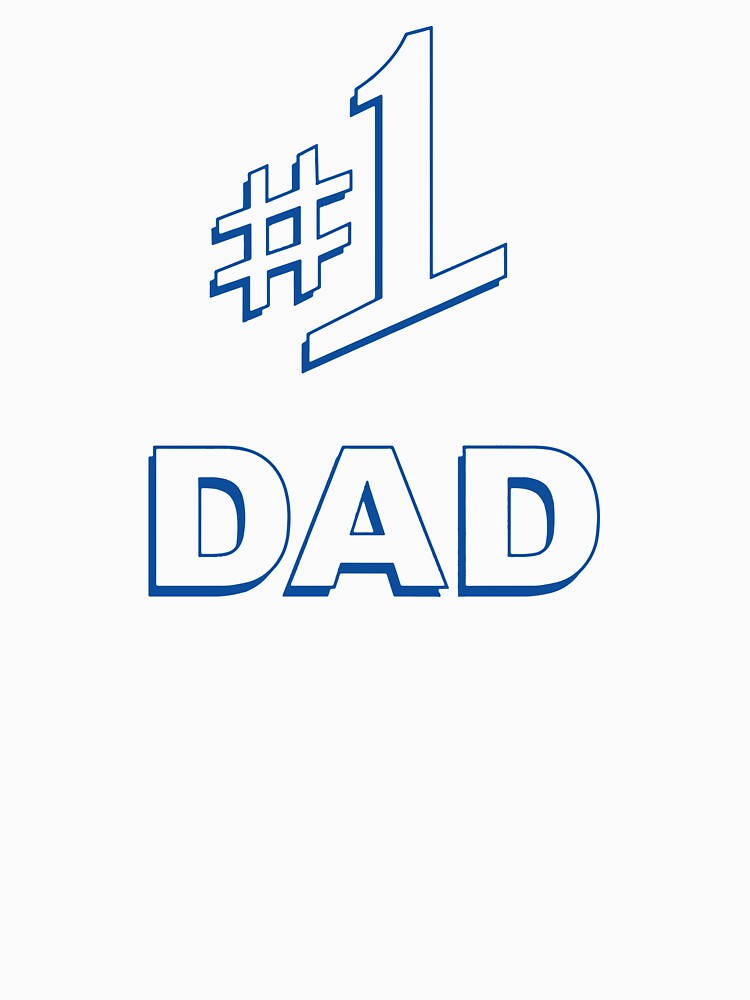 Number 1 #1 Dad by ONCE ADAM