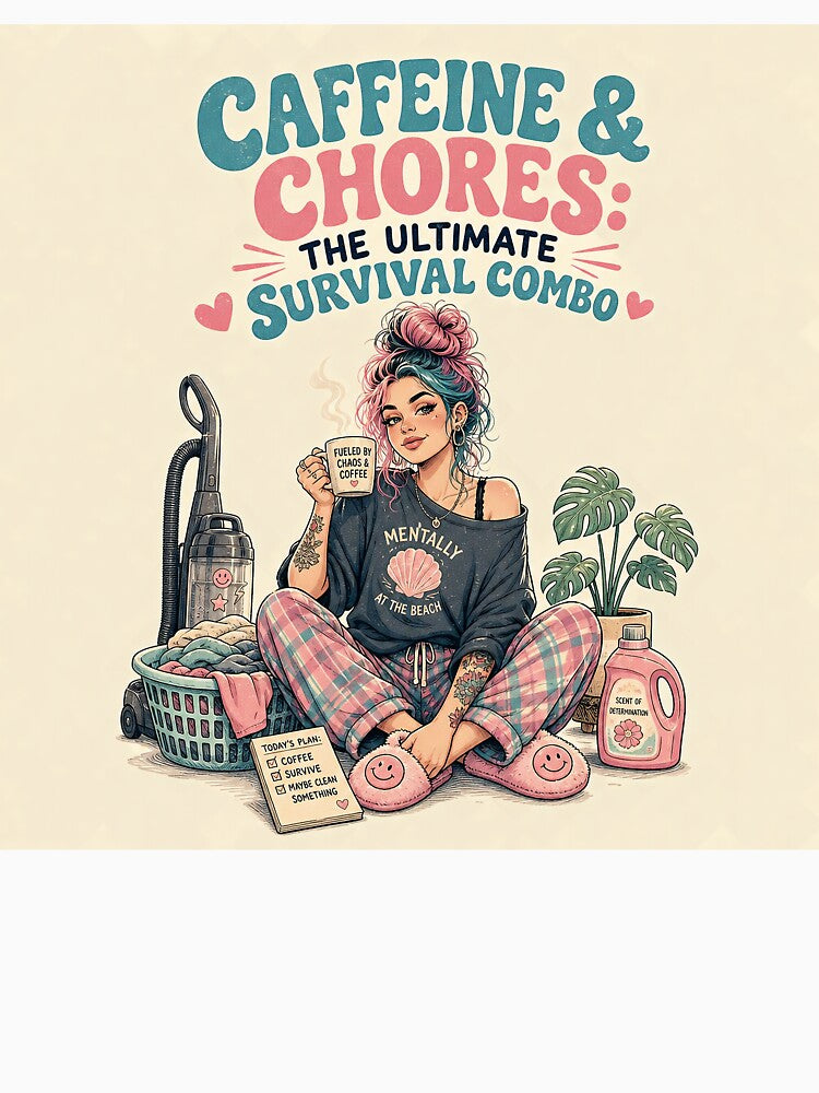 Caffeine and chores by Emmaloo123