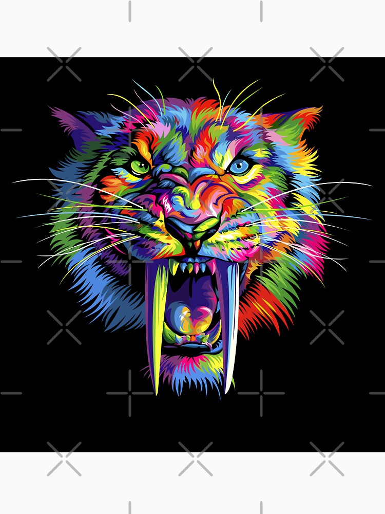 Colorful Tiger art by svetlana84