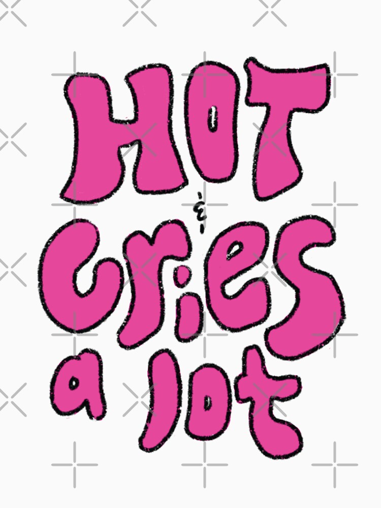 hot and cries a lot sticker by lmvs studio
