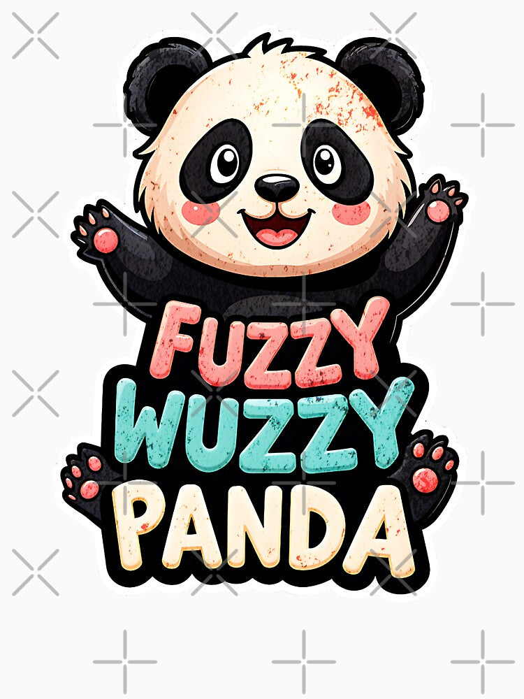 Fuzzy Wuzzy Panda - Cute and Adorable Panda by Taans-Creation