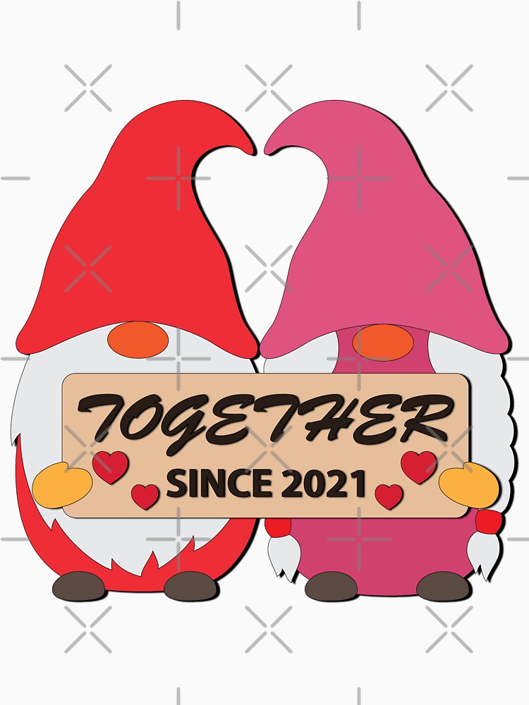 Valentine Celebration, Couple Gnome by hoangthedoodler