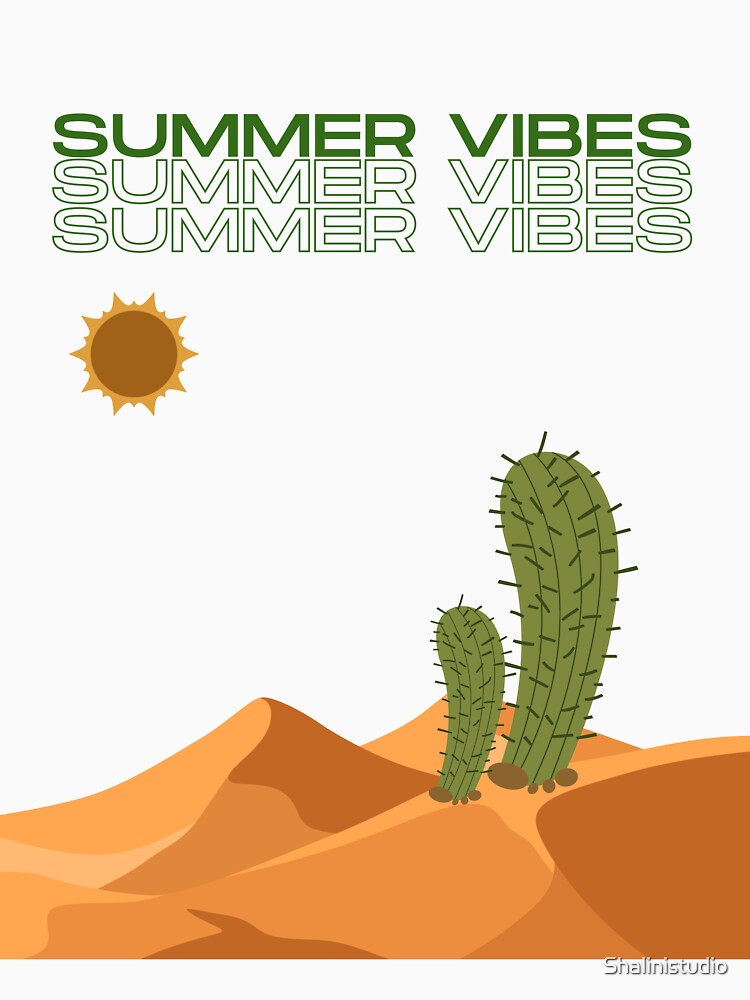 Summer Vibes - Summer Trends Classic T-Shirts by Shalinistudio