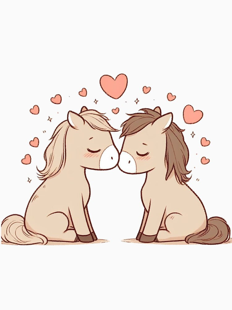 Horse Couple Valentine's Day by LemuellTrends