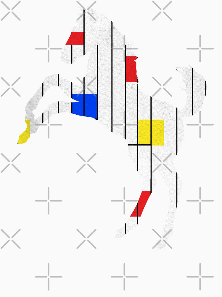 Mustang Horse Bauhaus Art by SoccaTamam