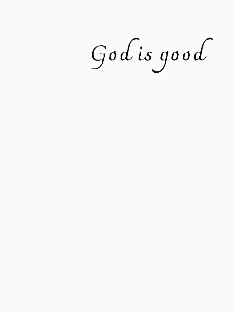 God Is Good Minimalist Faith Aesthetic Design by Yvisimplelife