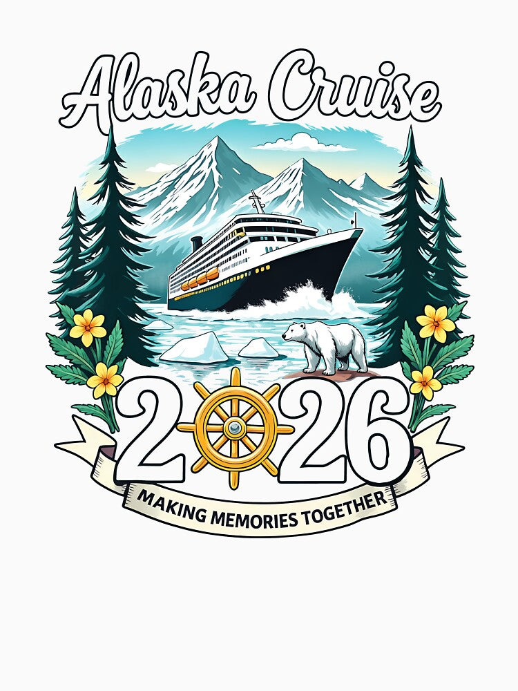 Matching Family Friends and Group Alaskan Alaska Cruise 2026 by cass-vale-lab