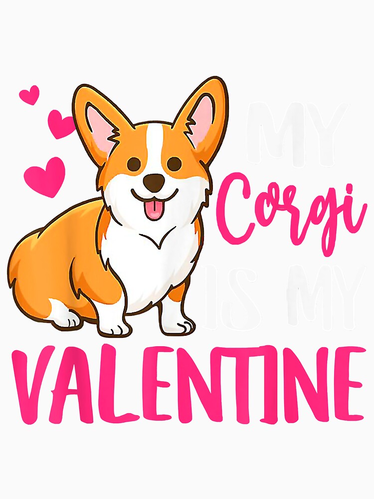 Corgi Is My Valentine Dog Lover Dad by gonzales6422