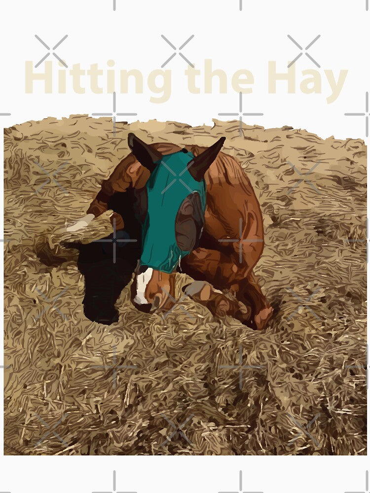 Hitting the Hay - Funny Horse by Lakeric