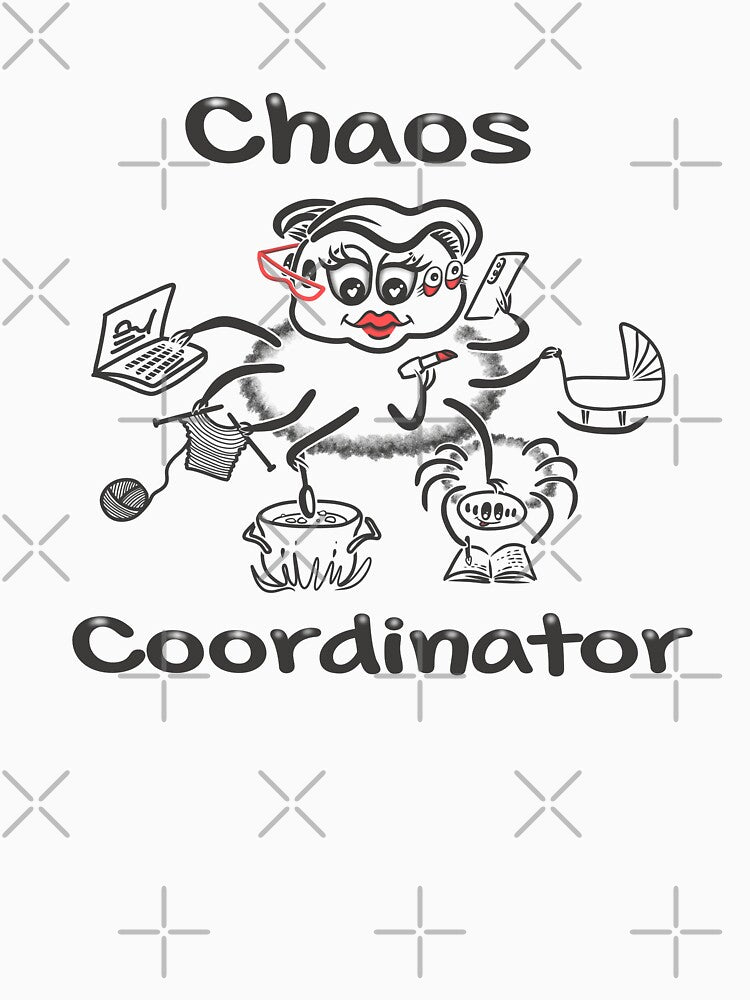 Chaos Coordinator Spider Funny Multitasking Gift by Samaya-