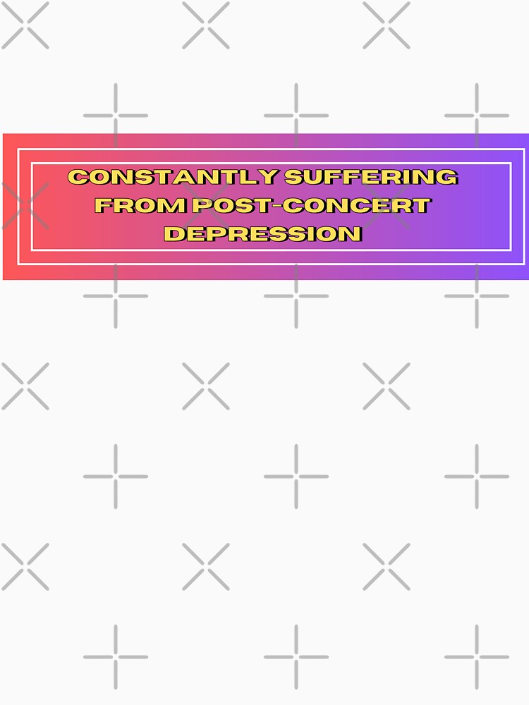 Post Concert Depression GRADIENT PINK TO PURPLE by RexieLovelis