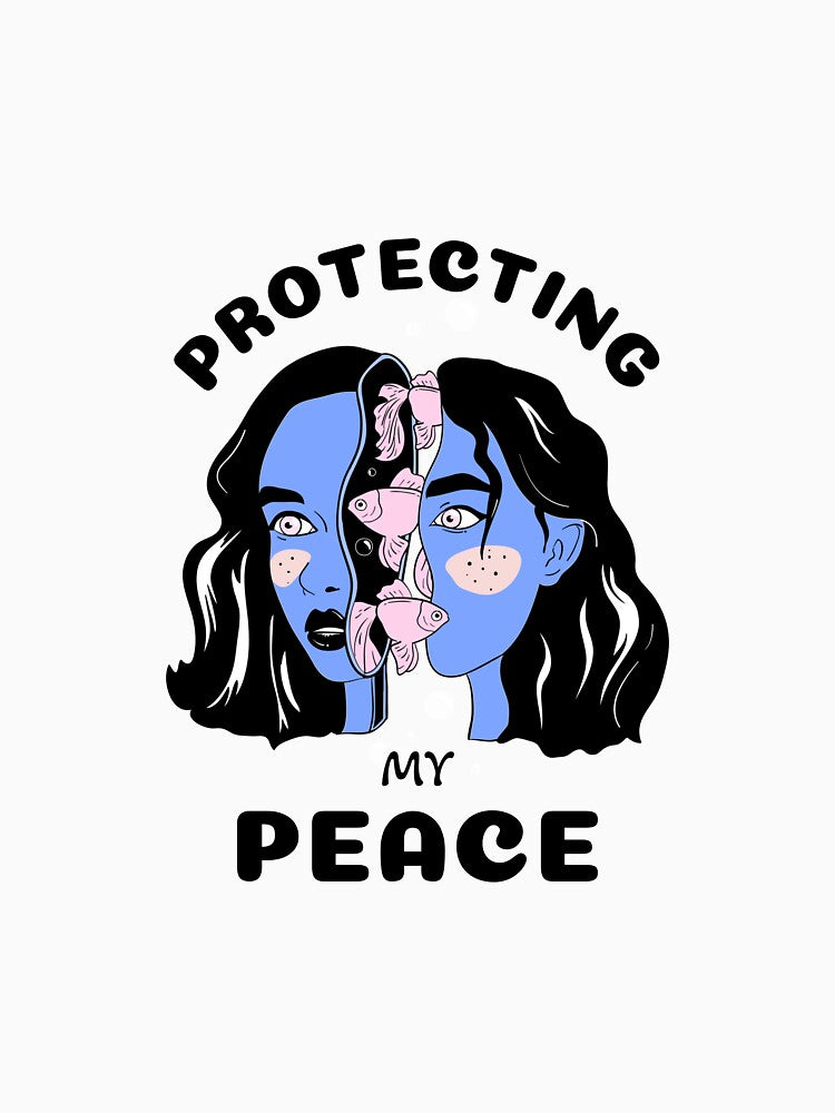 Protecting My Peace Cool Empowered Women Tshirt Tee by APINKILLUSION