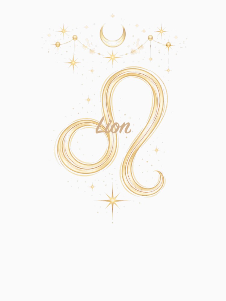 The Golden Minimalist Leo Sign by orely14