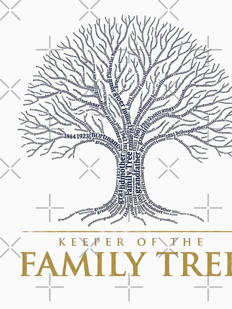 Keeper of the Family Tree Genealogy Ancestry by JMDesignHub