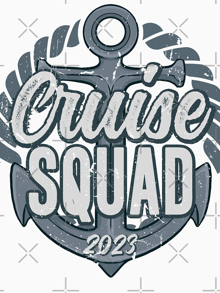 Cruise Squad 2023 Funny Family Matching Boat Vacation by 74ninetees