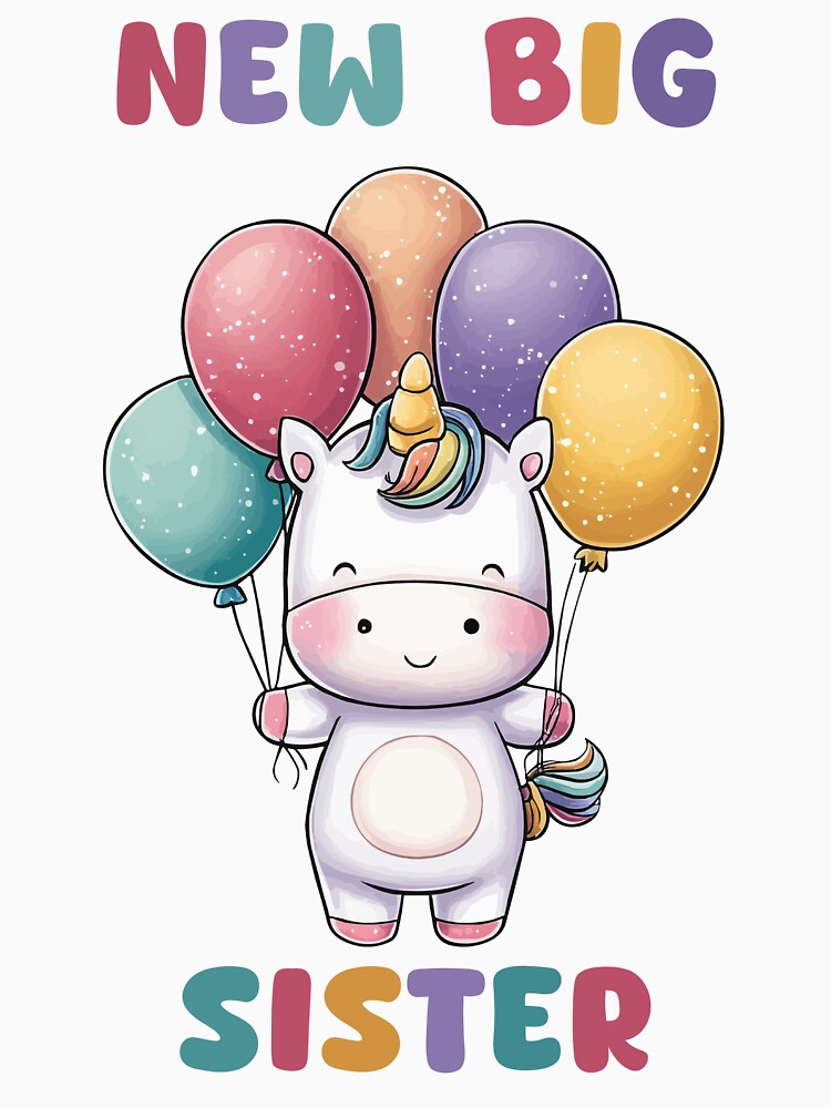 Big Sister Unicorn Balloons by Lichtisign