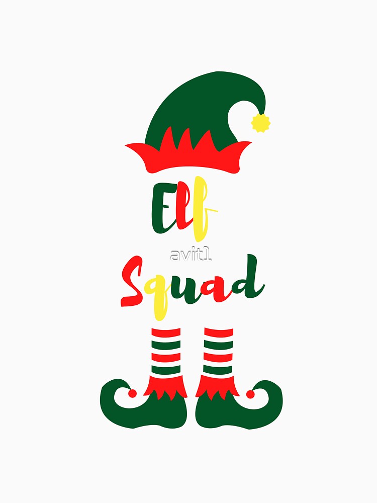 Elf Squad, Funny Christmas matching family group, Willow Days by avit1