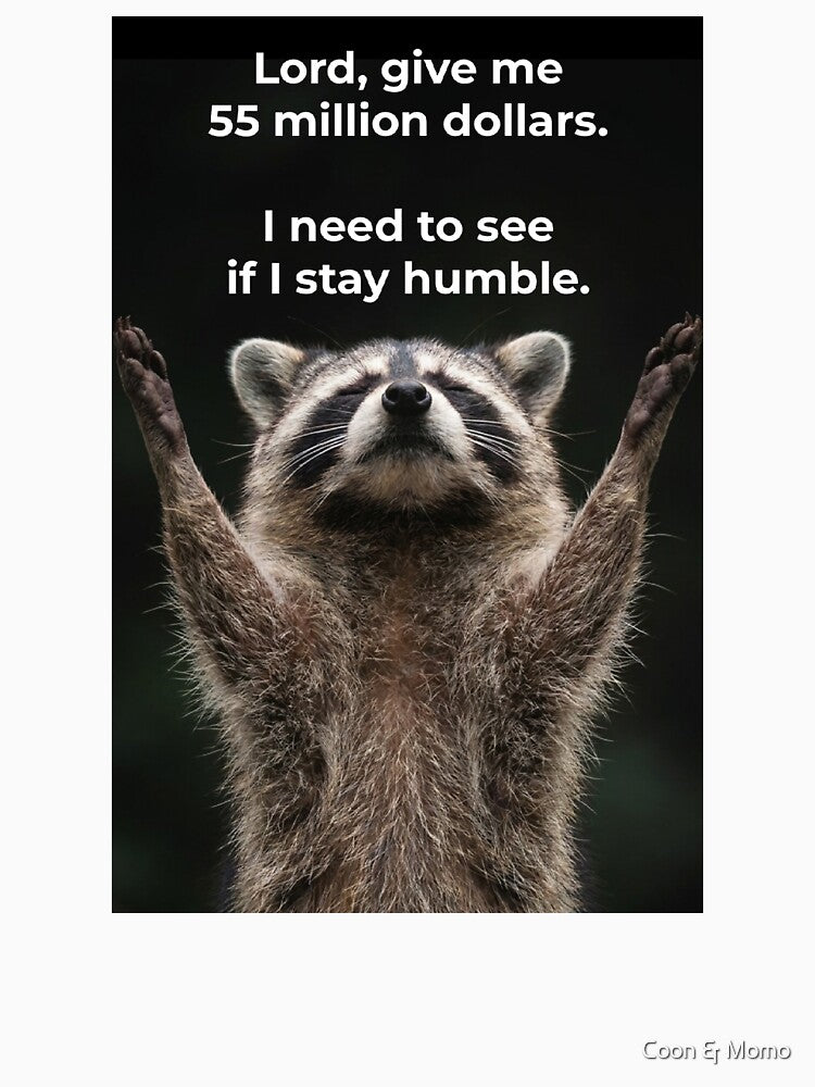 Give Me 55 Million Dollars Raccoon Meme by Coon & Momo