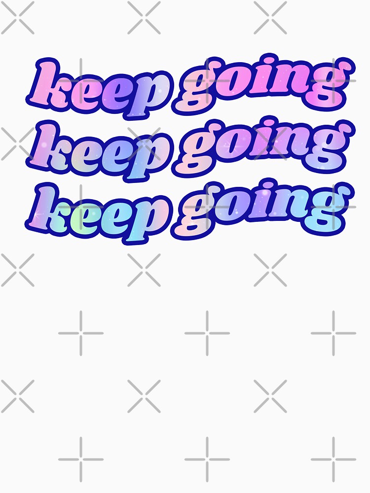 Keep Going - Motivation Positive Quote in Hot Pink Background by Mindy Bubble
