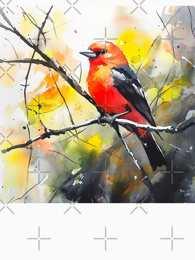 Scarlet Tanager by laurashawart