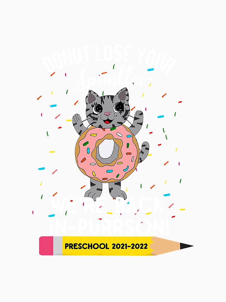 Preschool 2021 Back To School Donut by unassertive19
